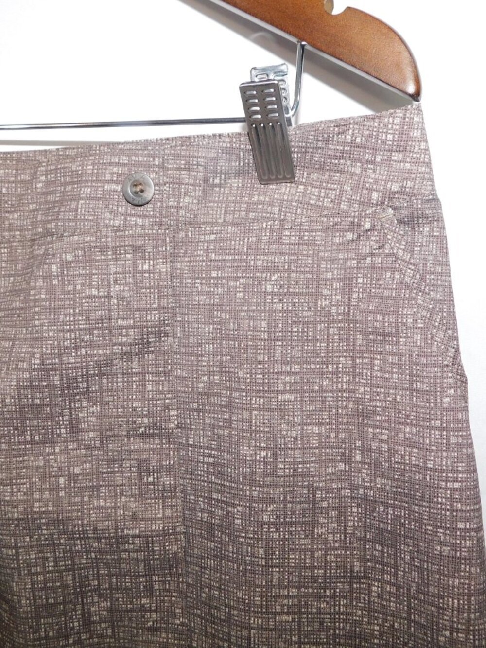 AVIA Brown Tan Water Resistant Golf Skort / Skirt with Shorts Womens XL - Picture 9 of 11